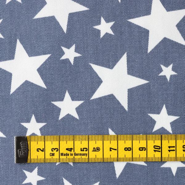 Hilco Jeans Jeany Stars Sterne blau weiß
